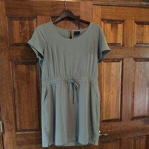 32 Degrees Gray Short Sleeve Scoop Neck Sundress